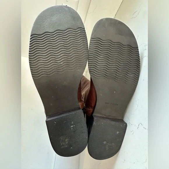 Matisse Lariat Saddle‎ Brown Leather Riding Boots with copper accents. Sz 9.5 - Picture 9 of 15